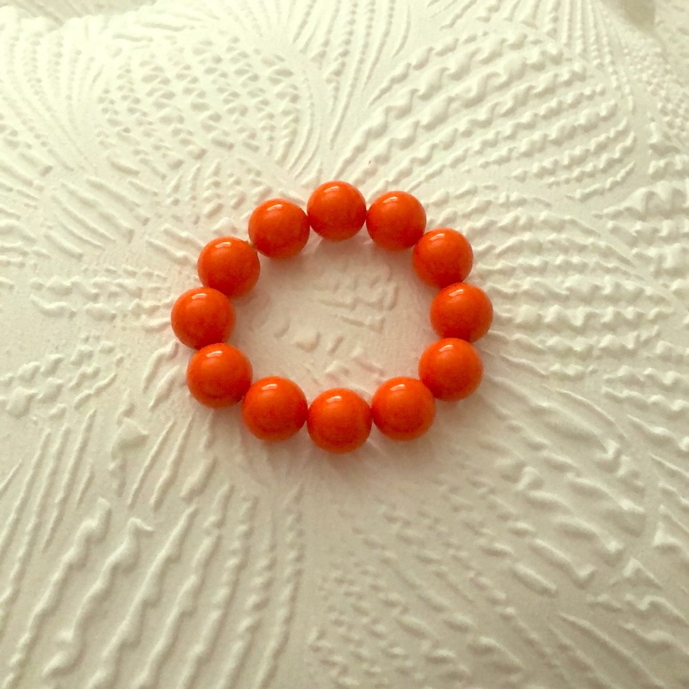 Orange bracelet